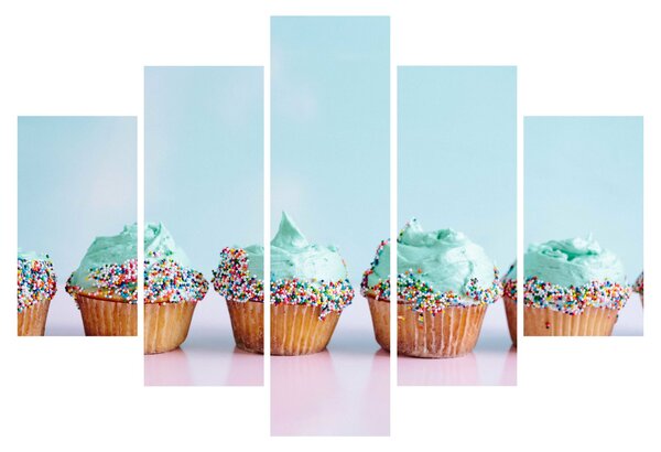 Cupcakes képe (150x105 cm)