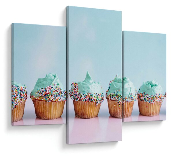Cupcakes képe (90x60 cm)