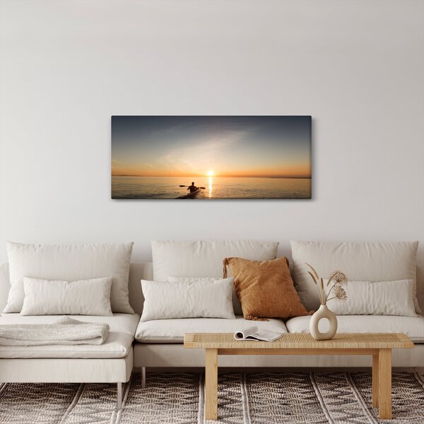 Kép a kenuzók naplementekor (120x50 cm)