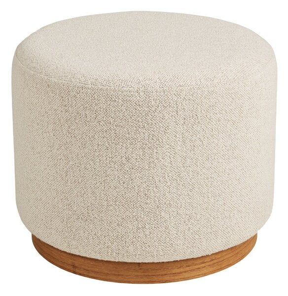 Bézs buklé puff Daisy – House Nordic