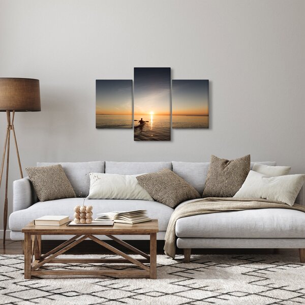 Kép a kenuzók naplementekor (90x60 cm)