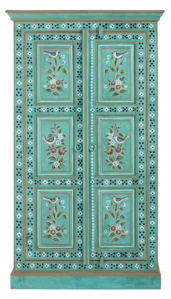 Zöld mangófa szekrény 87x152x38 cm Prem – Støraa