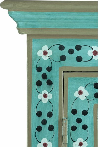 Zöld mangófa szekrény 87x152x38 cm Prem – Støraa