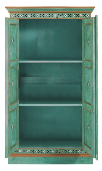 Zöld mangófa szekrény 87x152x38 cm Prem – Støraa
