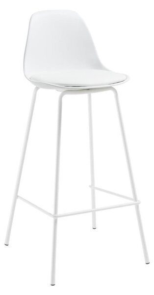 Fehér bárszék (ülésmagasság 65 cm) Brighter – Kave Home