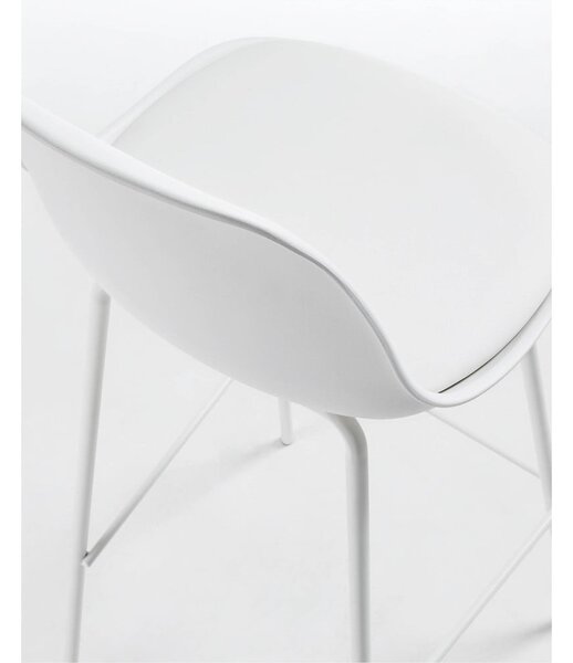 Fehér bárszék (ülésmagasság 65 cm) Brighter – Kave Home