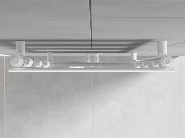 Mexen Ceres, futoelem 1200 x 500 mm, 610 W, fehér, W111-1200-500-00-20