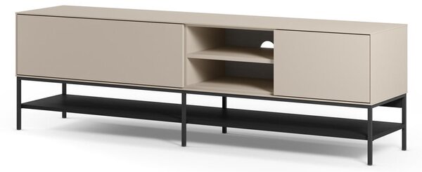 Krémszínű TV-állvány 180x55x35 cm Amira – Marckeric