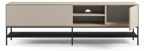 Krémszínű TV-állvány 180x55x35 cm Amira – Marckeric
