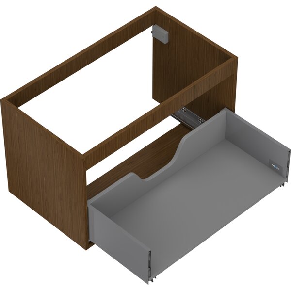 Mexen Box-A, fali szekrény 80 cm, 1 fiók, diófa, 91AX0-0800-470-1-86