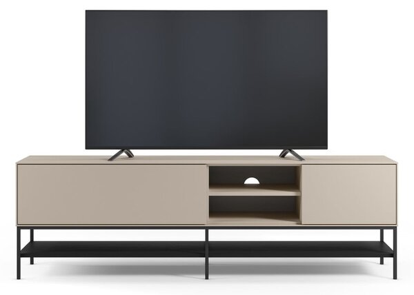 Krémszínű TV-állvány 180x55x35 cm Amira – Marckeric