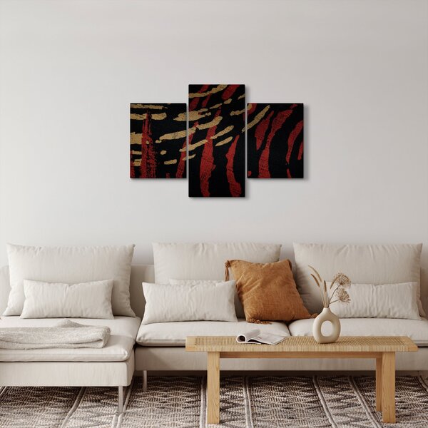 Absztrakciós kép (90x60 cm)