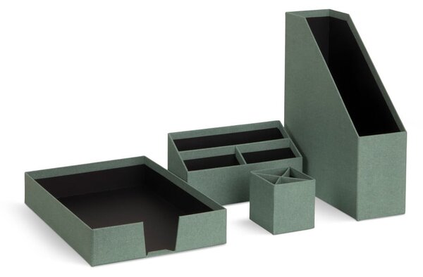 Karton rendszerező szett 4 db-os Hugo Canvas Paper Laminate – Bigso