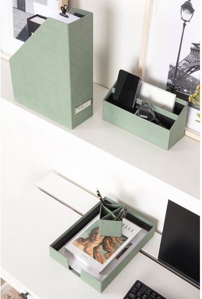 Karton rendszerező szett 4 db-os Hugo Canvas Paper Laminate – Bigso