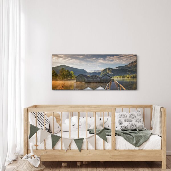 Tó képe (120x50 cm)