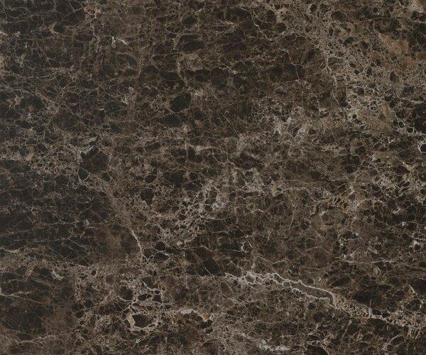 DELIFE Konzolasztal Edge hajóformájú 140x40 cm kerámia emperador extra lucido sötétbarna Livos fém fekete