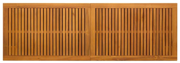 VidaXL Kerti Tároló Doboz 185 L Tömör Akácfa 150 x 50 x 56 cm Bézs