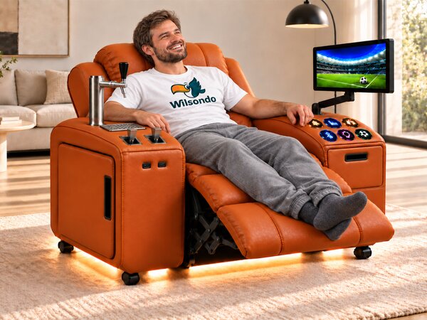 Comfy AF 17 Pro - Masszázsfotel okos sörcsappal