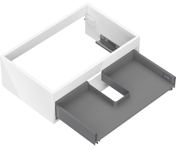Mexen Box-A, fali szekrény 70 cm, 1 fiók, fényes fehér, 91AX0-0700-235-1-00