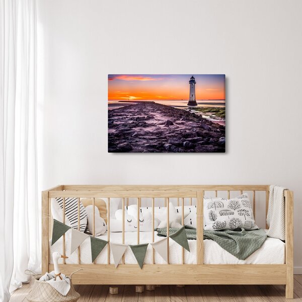 Világítótorony képe (90x60 cm)