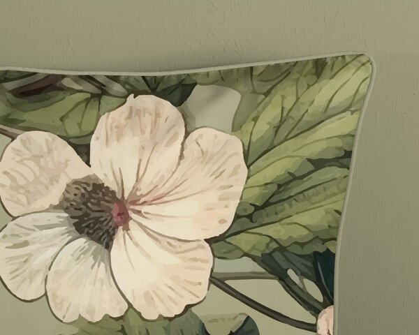 Khaki egyszemélyes-hosszabbított pamut-szatén ágyneműhuzat 140x220 cm Onaz – Descanso