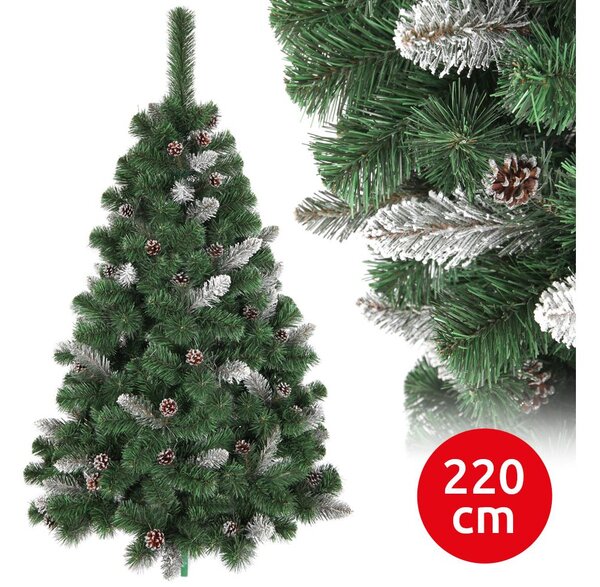 ANMA Karácsonyfa SNOW 220 cm borókafenyő AM0061