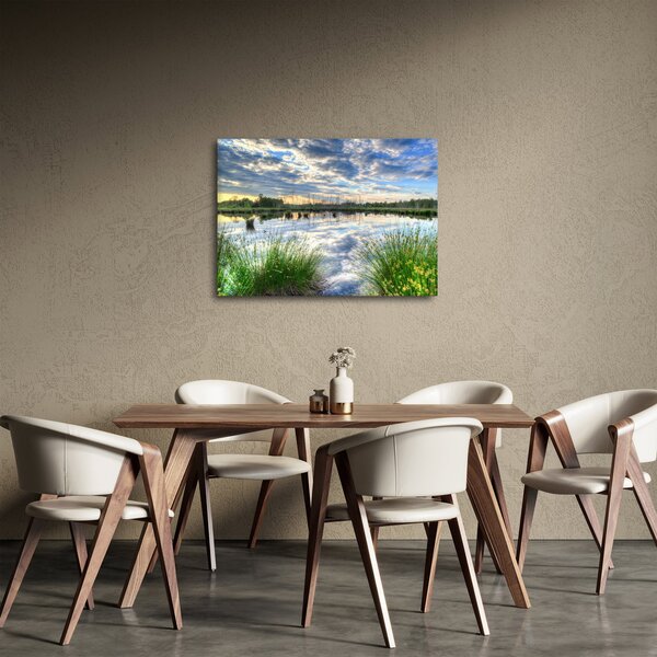 A tó és a nád képe (70x50 cm)