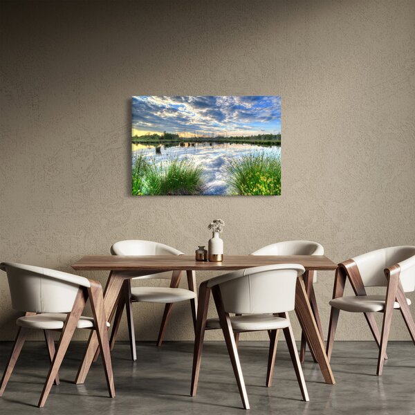 A tó és a nád képe (90x60 cm)