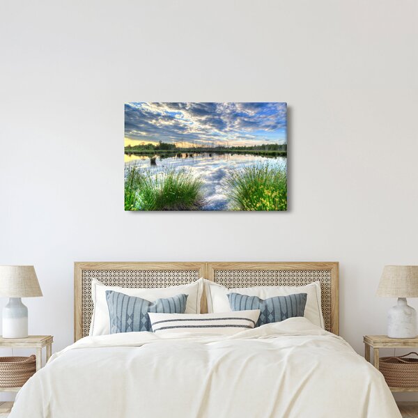 A tó és a nád képe (90x60 cm)