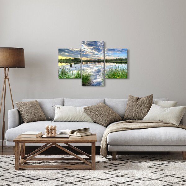 A tó és a nád képe (90x60 cm)