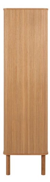 Natúr színű ruhásszekrény tölgyfa dekorral 100x200x55 cm Langley – Actona