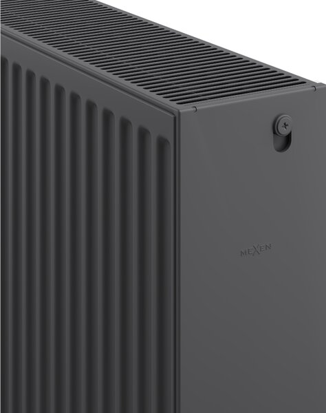 Mexen C33, panelradiátor 600 x 800 mm, oldalsó csatlakozás, 1868 W, antracit, W433-060-080-66