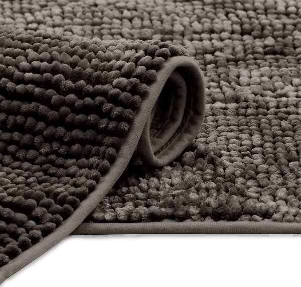 Sötétszürke fürdőszobai kilépő 50x70 cm Bati – Restilo