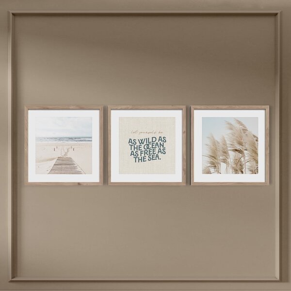 Kép szett 3 db-os 30x40 cm Seaside – Styler
