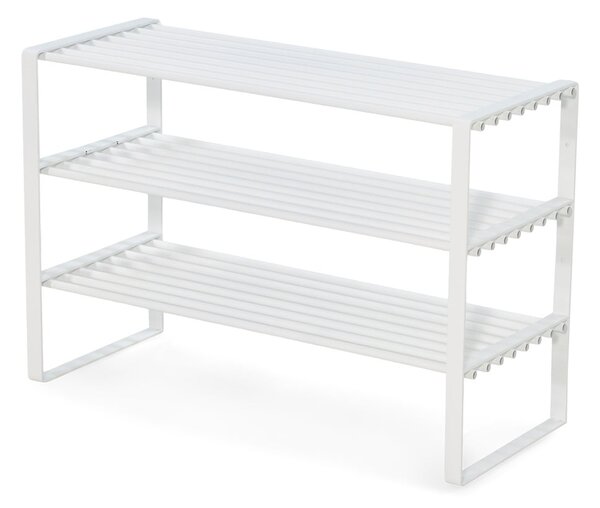 Fehér fém cipőtartó 70x49x29 cm Rex – Spinder Design