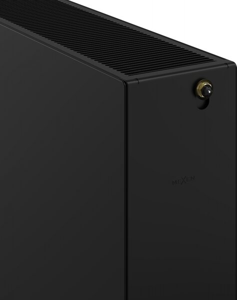 Mexen CV33 lapos radiátor 300 x 1000 mm alsó csatlakozás 1240 W fekete W633F-030-100-70