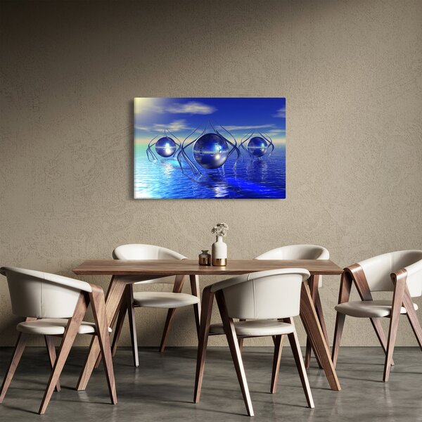 Absztrakció kép - víz (90x60 cm)