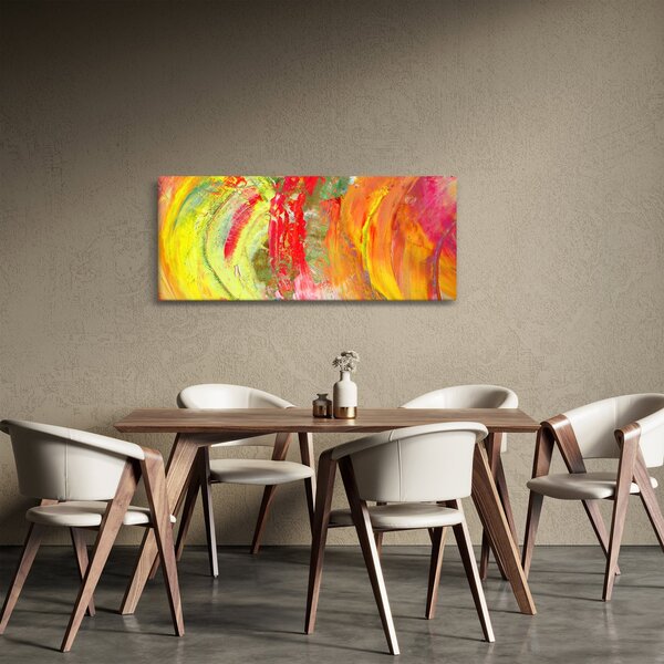 Absztrakció kép - festmény (120x50 cm)