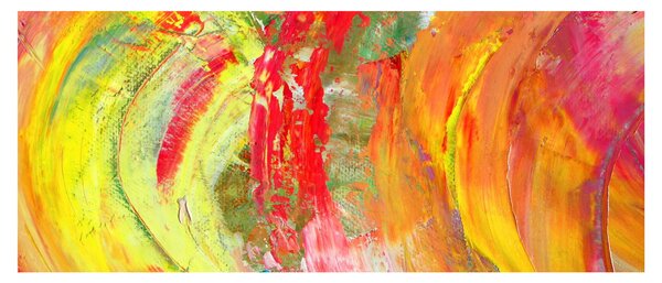 Absztrakció kép - festmény (120x50 cm)