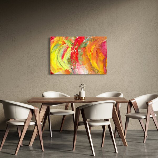 Absztrakció kép - festmény (90x60 cm)