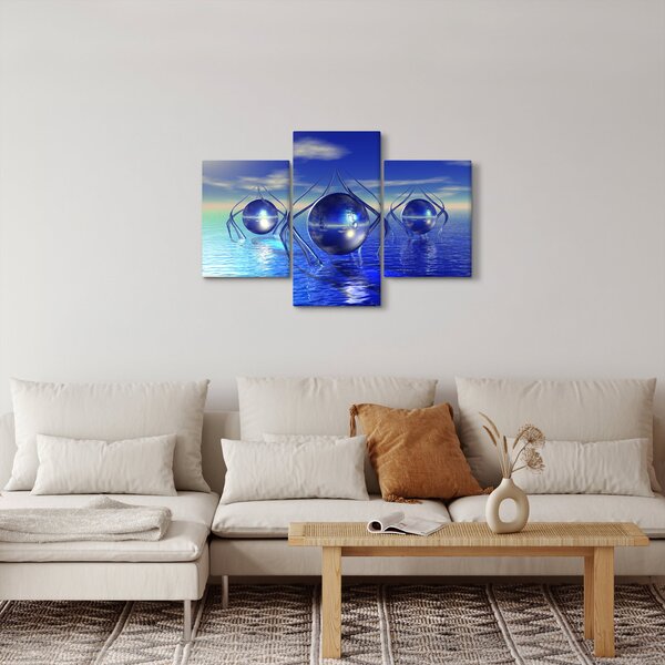 Absztrakció kép - víz (90x60 cm)