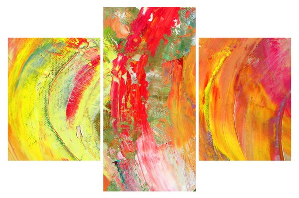 Absztrakció kép - festmény (90x60 cm)