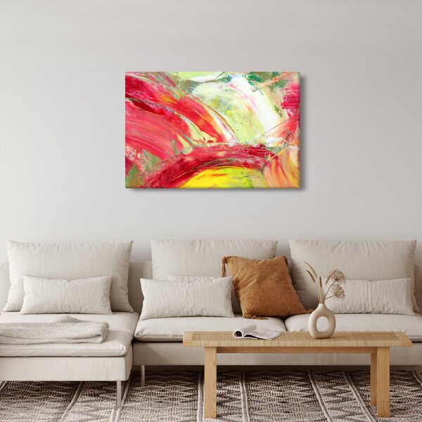 Absztrakció kép - festmény (90x60 cm)