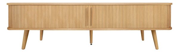 Natúr színű TV-állvány tölgyfa dekorral 178x50x40 cm Rove – Woodman