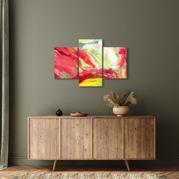 Absztrakció kép - festmény (90x60 cm)
