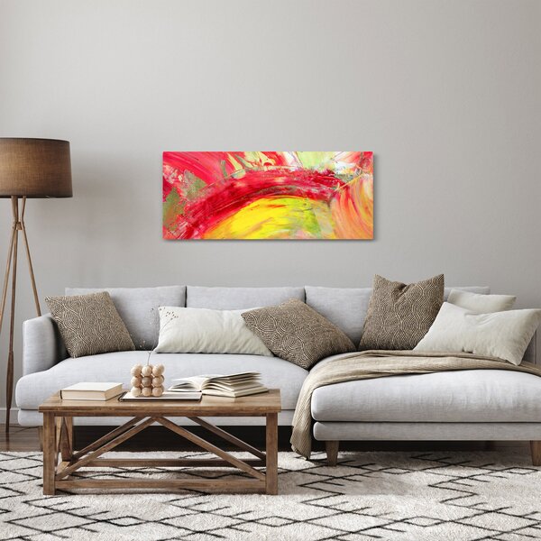 Absztrakció kép - festmény (120x50 cm)