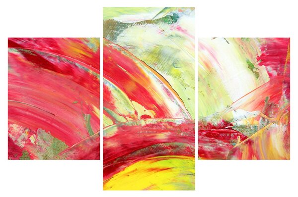 Absztrakció kép - festmény (90x60 cm)
