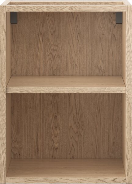 Mexen Box-A, nyitott szekrény polccal 35 cm, tölgyfa, 91AX2-0350-470-0-81