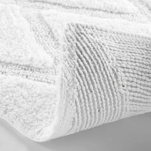 Fehér fürdőszobai kilépő 50x80 cm Thais – douceur d'intérieur