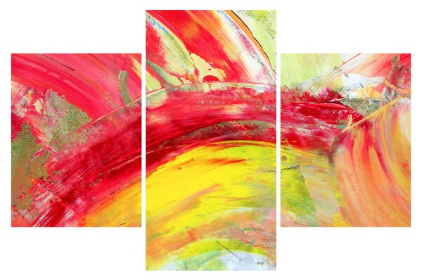 Absztrakció kép - festmény (90x60 cm)